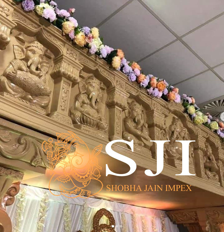 South Indian Wedding Mandap - Color: Brown