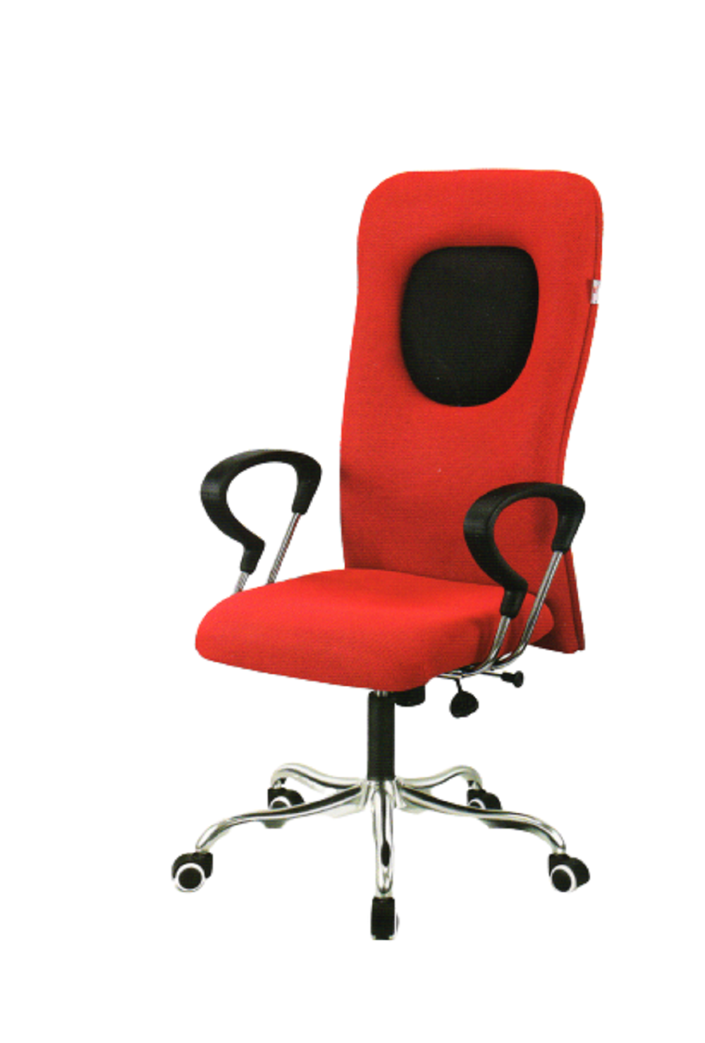 Red & Black Bms-3001 Revolving Elegance Chair