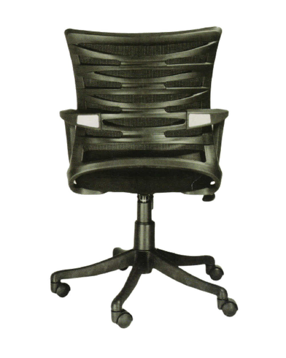 Black Bms-4010 Revolving Mesh Chair