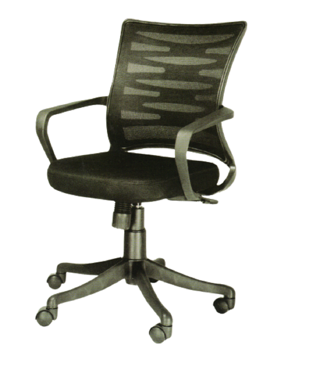 Black Bms-4010 Revolving Mesh Chair