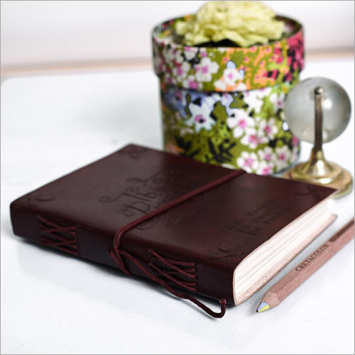 Light Weight Leather Embossed Journal Diary