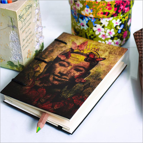 Light Weight Buddha Print Binding Diary