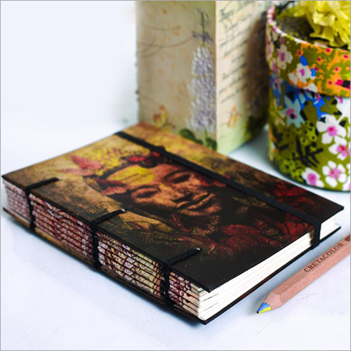 Light Weight Buddha Print Binding Diary