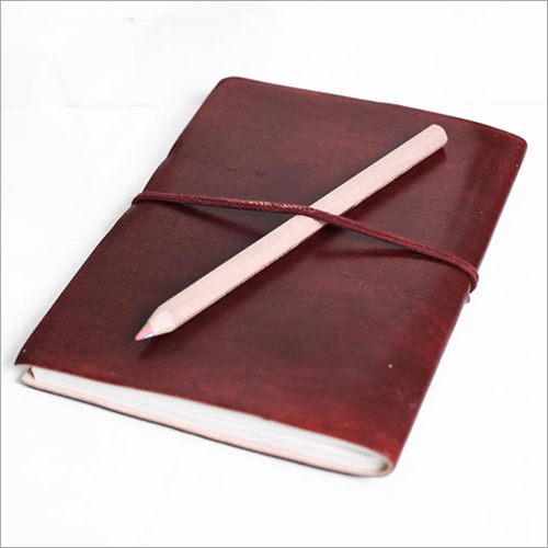 Light Weight Elephant Print Leather Journal Diary