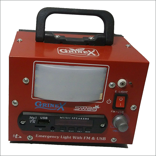 Emergency Light With Fm And Usb