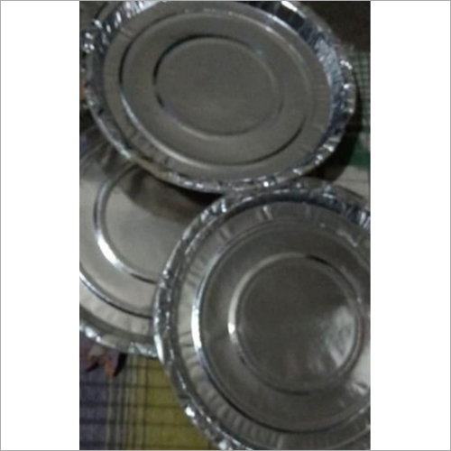 Disposable Paper Plate - 8 Inch Size Silver Color | Pressed Durable Design