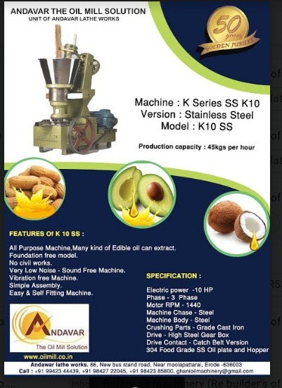 Semi-automatic Oil Extraction Machine