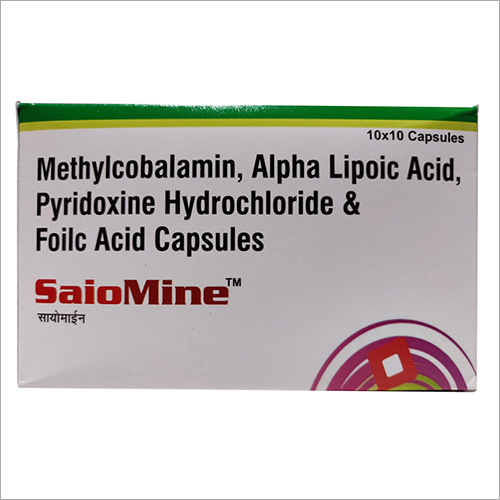 Methylcobalamin Capsules - Methylcobalamin, Folic Acid, Alpha Lipoic Acid, Pyridoxine HCl | Doctor Recommended Dosage, Suitable For All, Store in Dry Place
