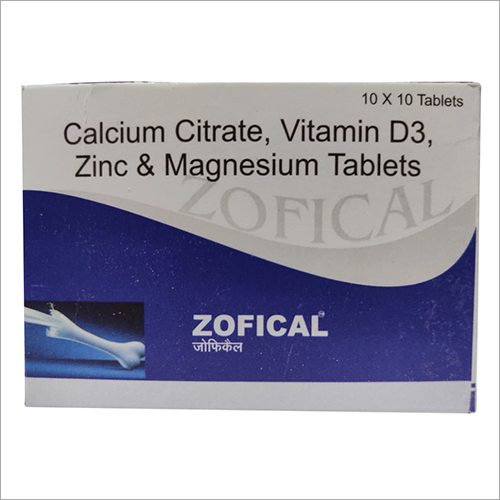 Tablets Calcium Citrate Vitamin D3 Zinc