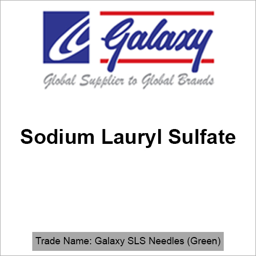 Sodium Lauryl Sulfate - Needles Form, 92% Active Matter | Green Color, Personal Care Application, Derived from Coconut and Palm Kernel Oil