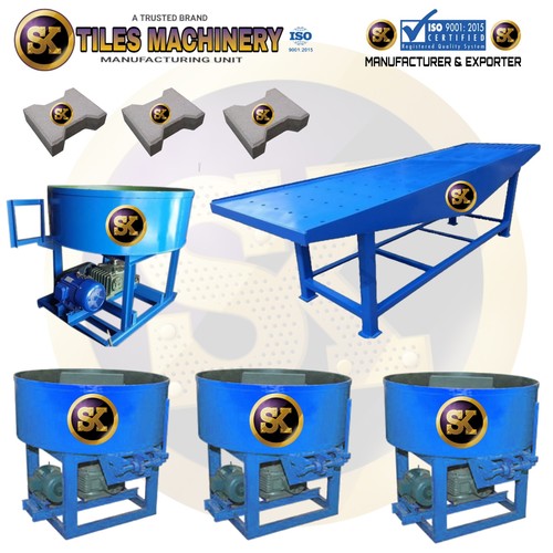Manual Interlocking Tiles Making Machine