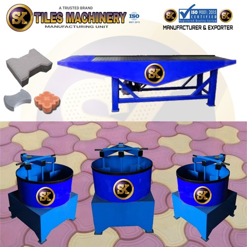 Paver Making Machine - 200-2000 kg Weight, 2-Year Warranty | Manual Operation, 3 kW Power