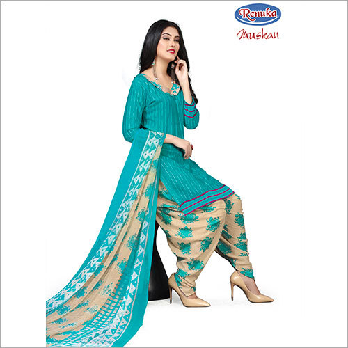 Available In Multicolor Ladies Stylish Printed Patiala Suit