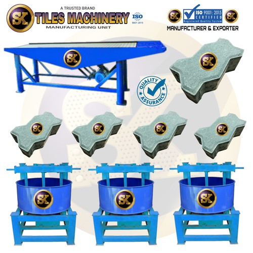 Block Machine - 200-2000 kg, Non-Automatic Brick Production Line | 2-Year Warranty, 3 Power Output