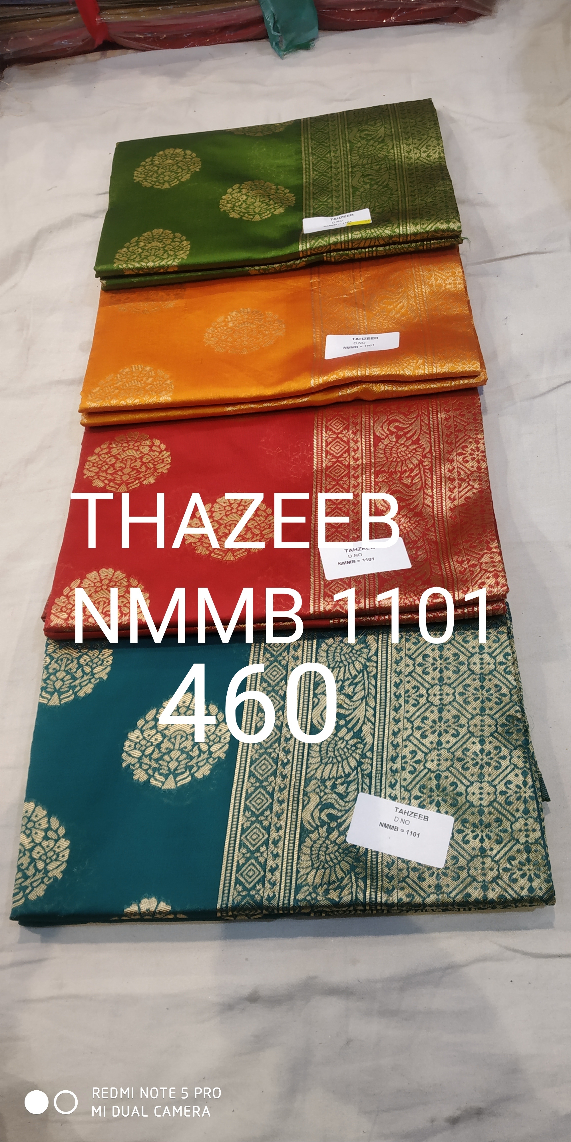 Banarasi Saree - Silk Material, Rama Green Color | Elegant Thread Work For Winter Wear