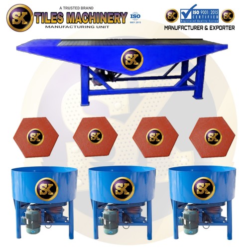 Paver Machine - 200 Kg Weight, 3 Power | Non-automatic Block Maker With 2 Years Warranty
