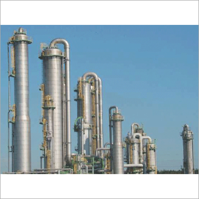 Industrial Distillation Column - Stainless Steel, Variable Height & Diameter | Optimal Heat Transfer, Random Packing, Variable Pressure & Temperature Ratings