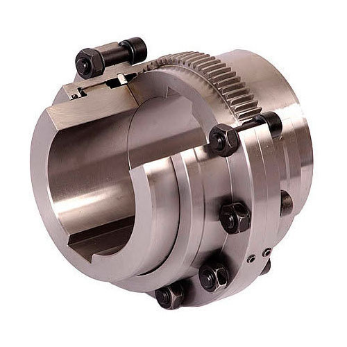 Gear Coupling - Steel, Helical Gear Tooth Profile | Mechanical Flexibility, Automatic Misalignment Compensation, Models 100 To 119