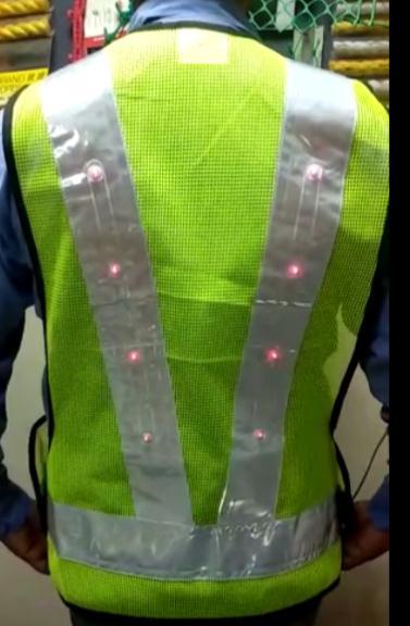 Metro Safety Jacket With Led Light 1404 A Gender: Male