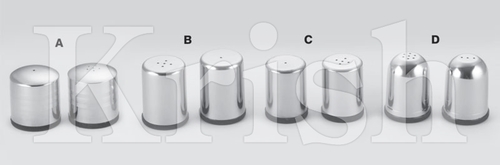 आवश्यकता के अनुसार बुलेट नमक और काली मिर्च प्लास्टिक कवर के साथ