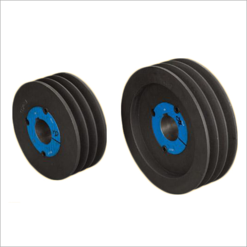 Industrial Pulley - Cast Iron, Durable Design with Powder Coated Finish | High Strength, Compact Shape, Ideal for Conveyor Systems