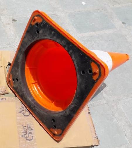 Road Safety Metro Traffic Cone Inbuild Base: Sc-1503