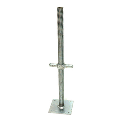 Scaffolding Jack - Steel, Heavy Duty Design | High Strength, Rust Resistance, Ideal for Industrial Applications, Robust Structure Pipe Support