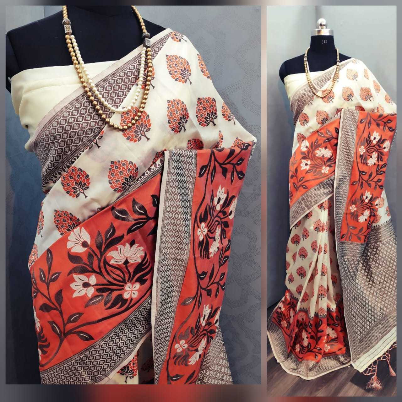 4 Top Dyed Fabric Saree
