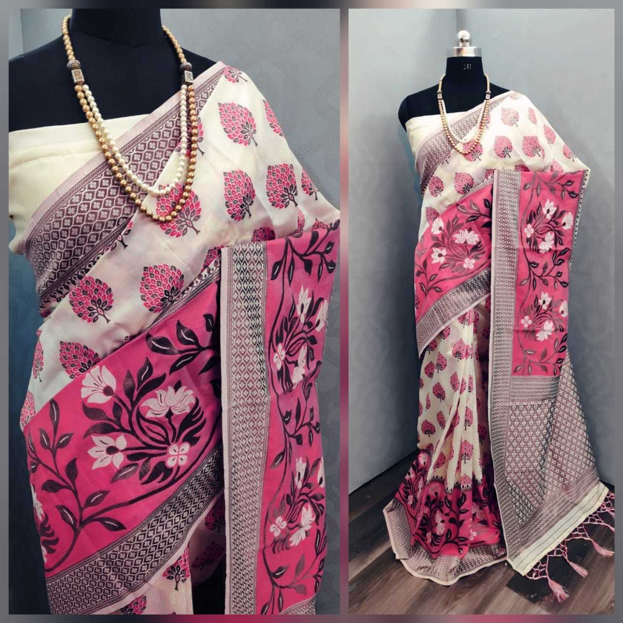4 Top Dyed Fabric Saree