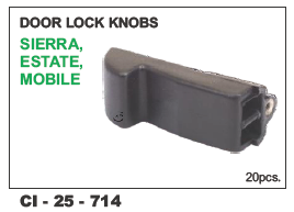 Door Lock Knob Sierra - 4 Wheeler Vehicle, Warranty Included | Durable Design for Secure Access and Enhanced Functionality