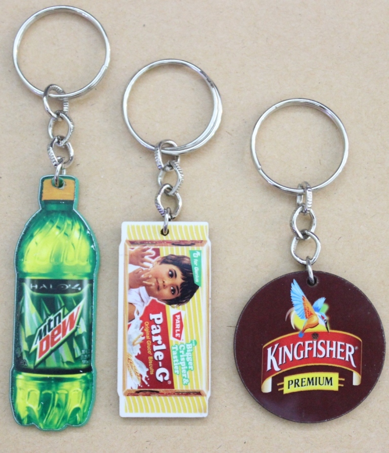 Acrylic Key Chain - Plastic Material, Regular Shape, Custom Printed Logo On Single/double Side | Economical For Mass Distribution, Gift Theme