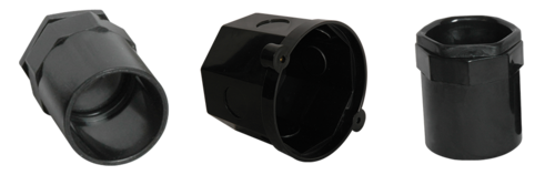 बुश के साथ फैन बॉक्स और महिला एडाप्टर