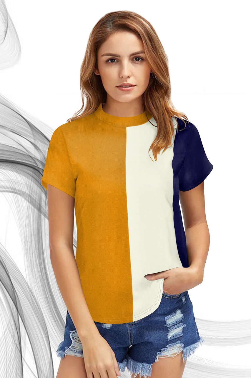 Designer Trendy T-shirt - Imported Silk, Sizes S To Xl, Color Maroon | Washable, Knitted Pattern, Printed Logo, Stylish Ribbons Decoration