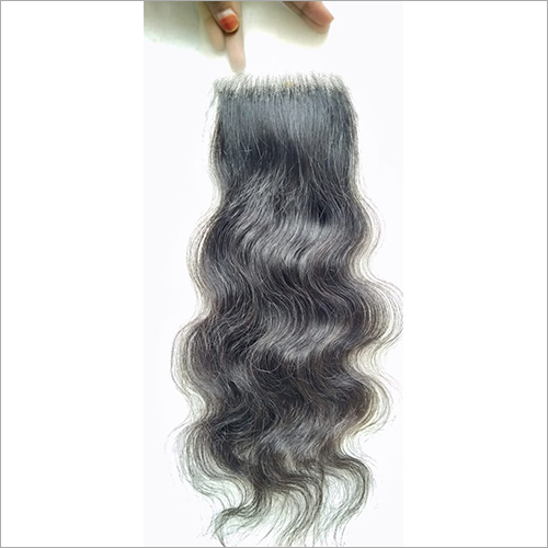 Transparent Swiss Lace Curly Closure Hair Grade: Remy Hair