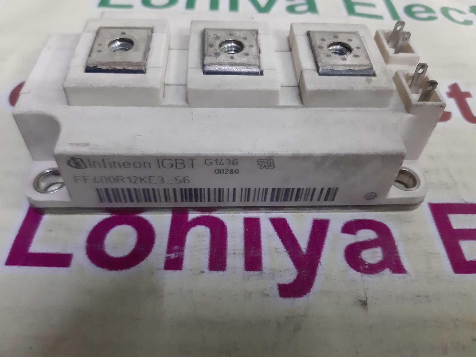 Electronic Infineon Igbt - 134x45x30mm, 75a 1200v, Class F Temp, Overcurrent & Short-circuit Protection
