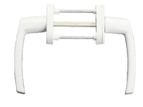 White Double Side Door Handle