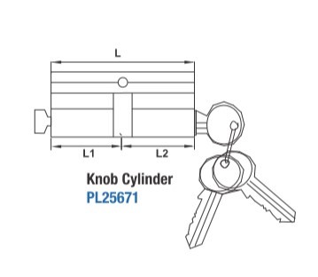 Double Key/knob Application: Casement Door