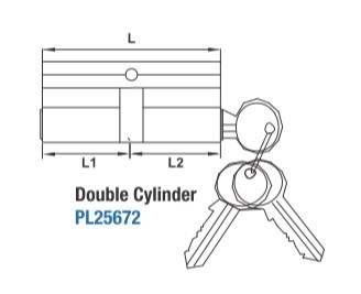 Double Key/knob Application: Upvc Casement Door