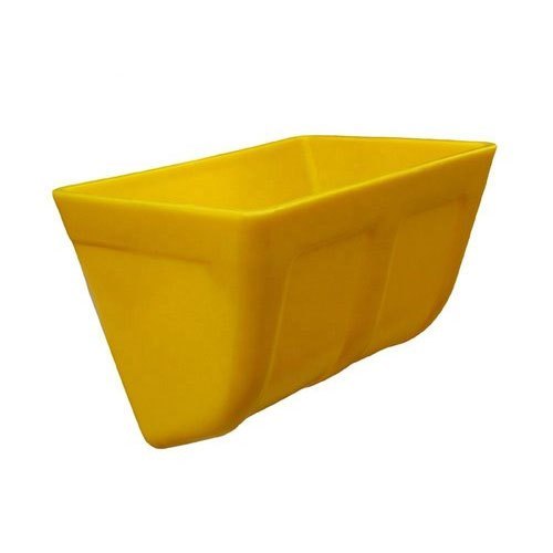 Plastic Bucket - New Industrial Grade , White Color Ideal For Versatile Usage