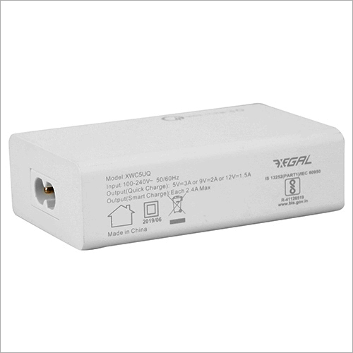 5 Port Smart Multi Usb Desktop Charger Warranty: 1 Year