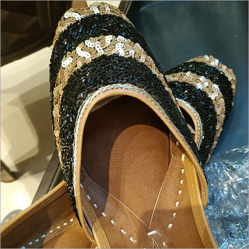 Embroidered Slip On Jutti - High Grade Material, Sizes 6-10, Multicolor Design | No Fade, Perfect for Formal and Casual Occasions