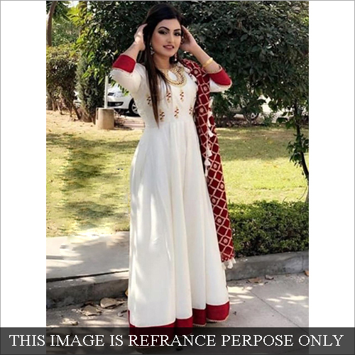 Available In Multicolor Rayon Long Anarkali Kurti