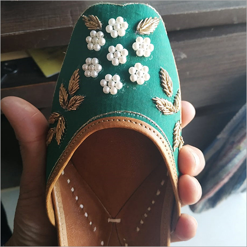Embroidered Slip On Jutti - High Grade Material, Sizes 6-10, Multicolor Design | No Fade, Perfect For Formal And Casual Occasions