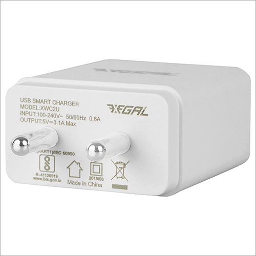 3.1 Amp Dual Port Usb Smart Charger Warranty: 1 Year