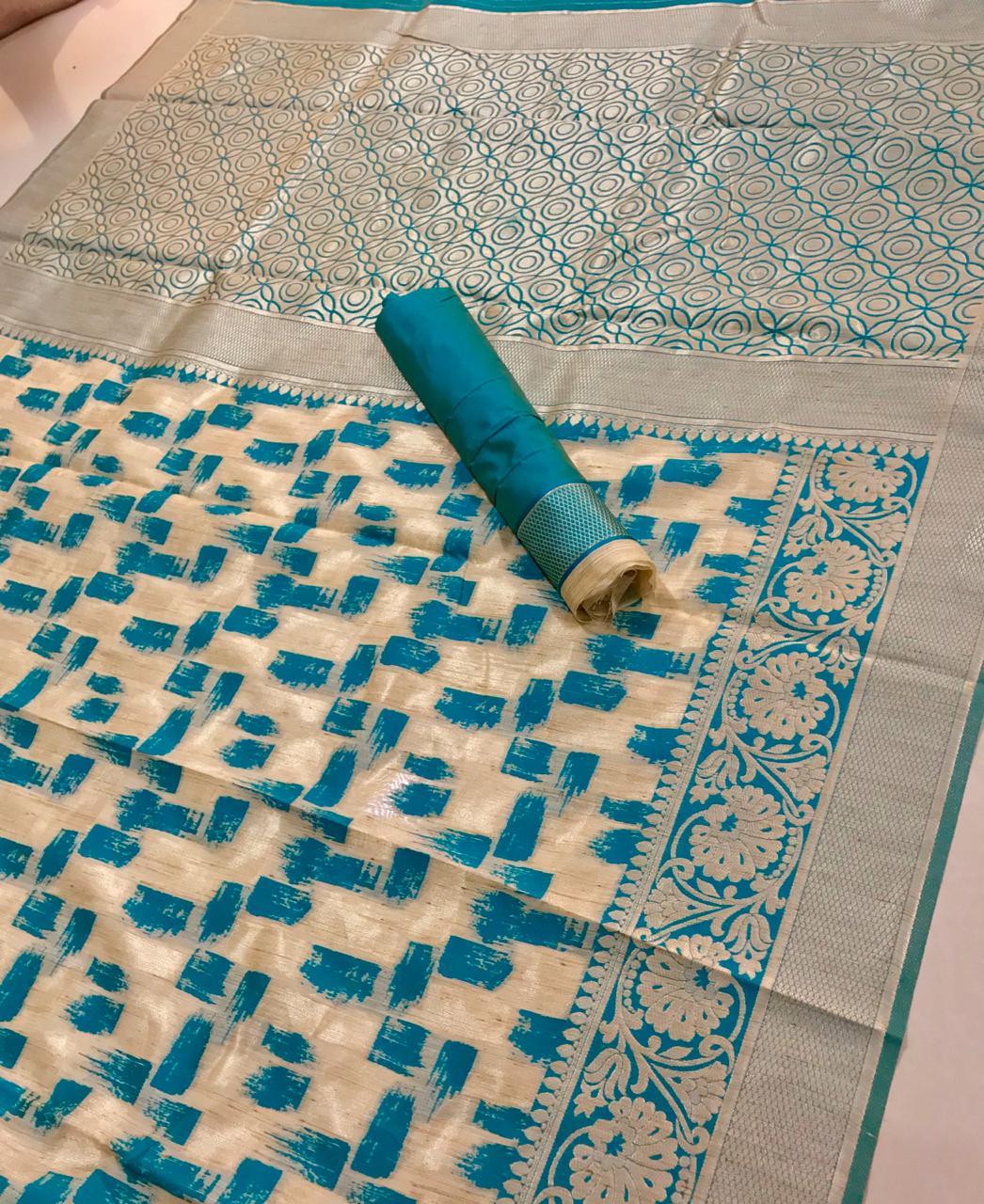 3 Repair Jequard Saree