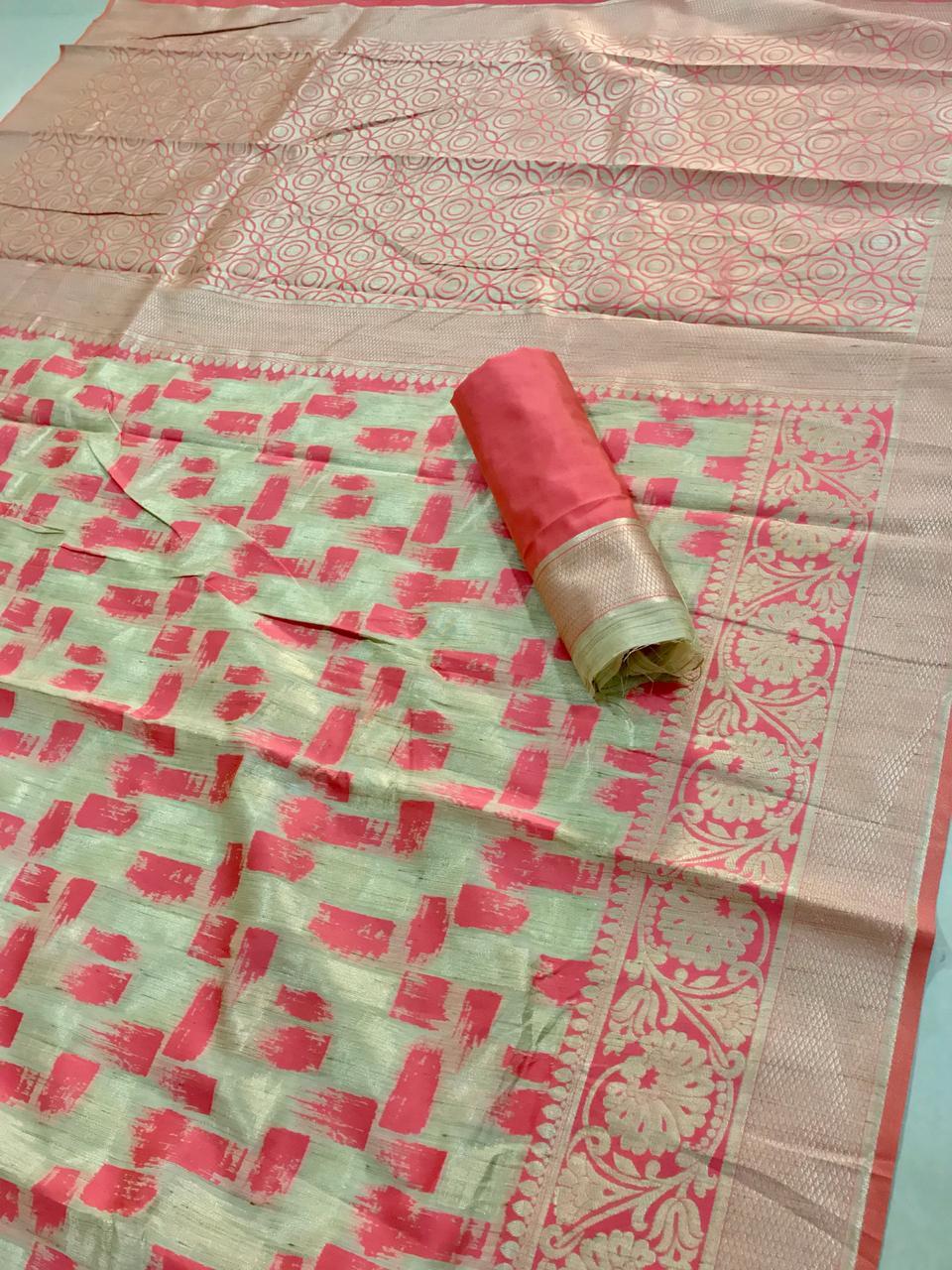 3 Repair Jequard Saree