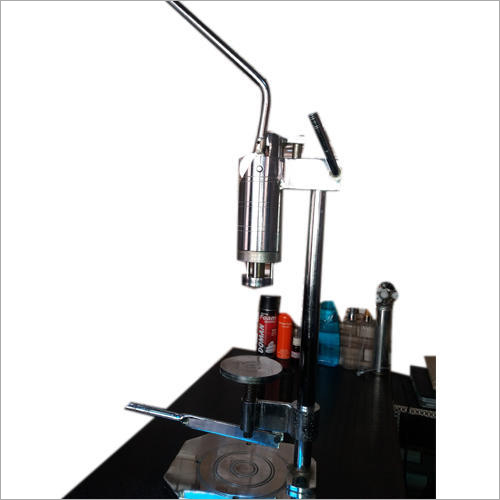 Metal Perfume Bottles Crimping Machine With Stand