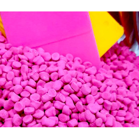 Granules Fluorescent Bright Pink Masterbatch