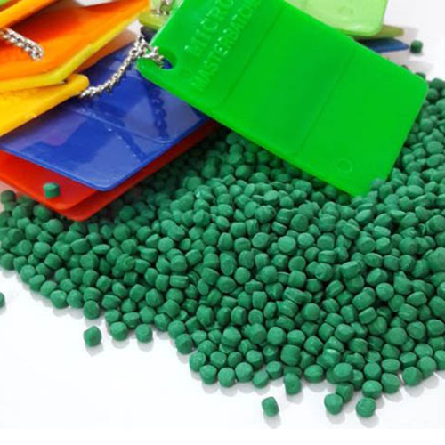 Granules Green  Masterbatch