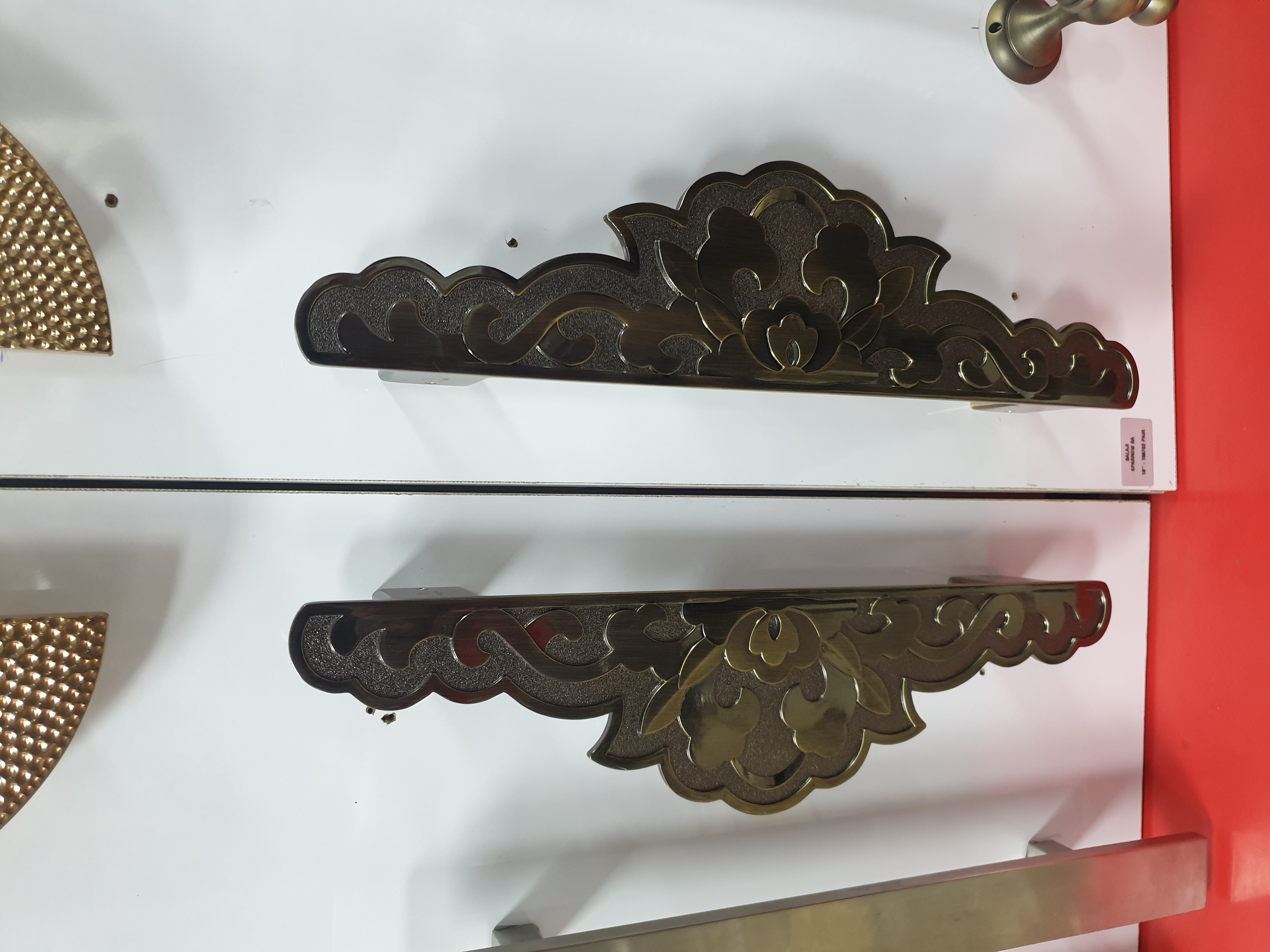 Door Pull Handle - Brass, Gold Finish, Variable Length, 25 Mm Diameter | Suited For Main Entry, Wooden & Glass Doors, 1 Year Warranty